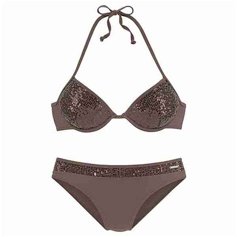 Bruno Banani Push Up Bikini Bikini Set Damen Coffee Im Online Shop Von