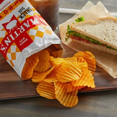 Martins Bbq Waffle Cut Chips Webstaurantstore