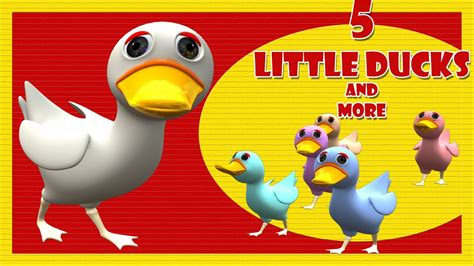 Five Little Ducks Nursery Rhyme For Kids More Nursery Rhymes