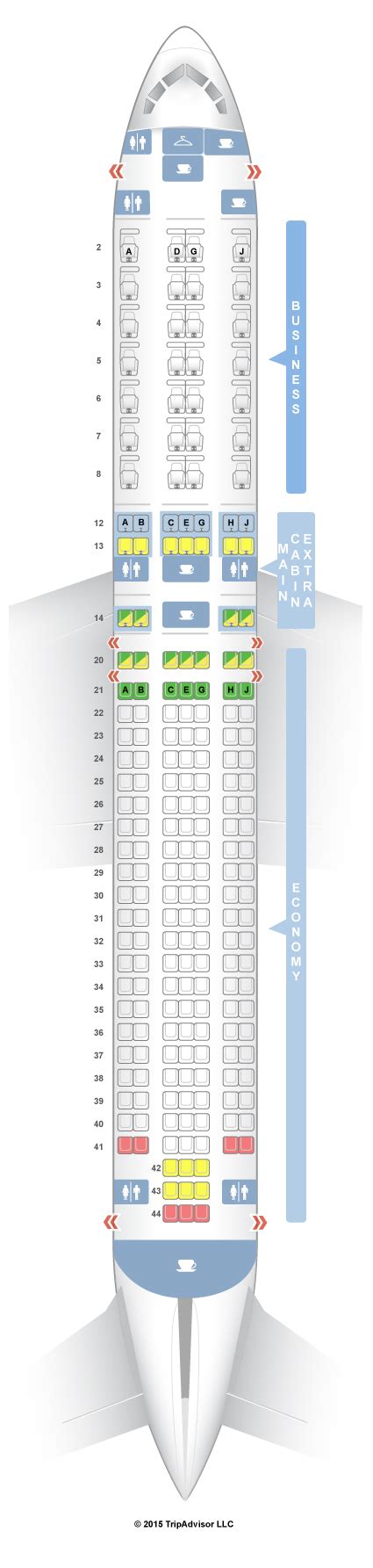 Seatguru Seat Map American Airlines Boeing 767 300 763 V2 In 2020