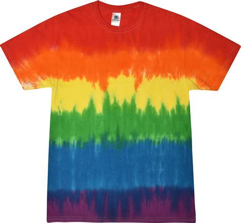 E134771 Colortone Unisex Rainbows Tie Dye T Shirts