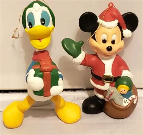 The Walt Disney Company Vintage Mickey Mouse And Donald Duck Christmas