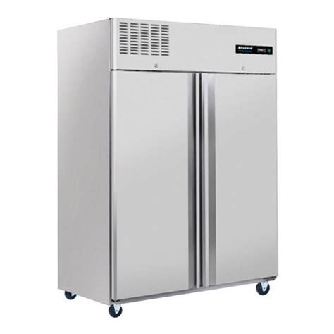 Stainless Steel Blizzard Freeze Double Door Commercial Refrigerator