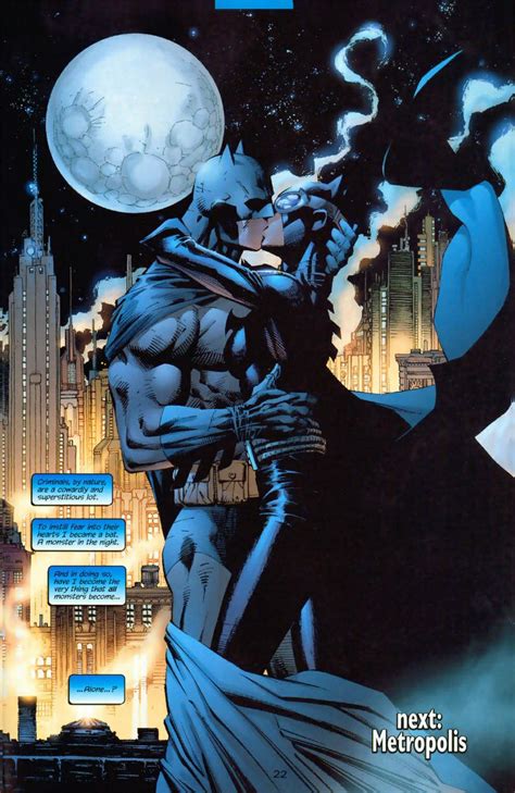 Batman And Catwoman The Kiss In Batman Vol 1 610 Art By Jim Lee