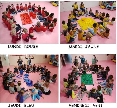 La semaine des couleurs Pôle maternelle de Charente Maritime