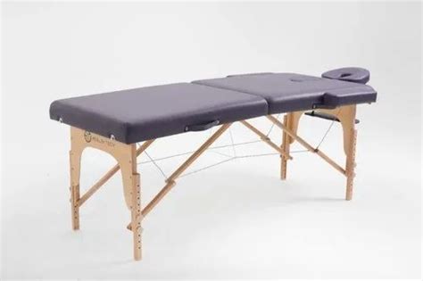 Wooden Legs 2 Section Massage Table At Rs 6500piece मालिश वाली मेज