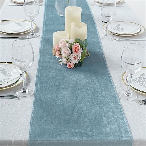 12x107 Inch Premium Velvet Table Runner Wedding Party Home Decorations