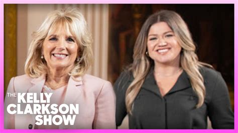 Jill Biden Kelly Clarkson Talk Divorce In First Solo Flotus Tv Chat