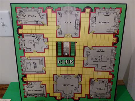 Vintage Clue Board Game By Parker Brothers 1956
