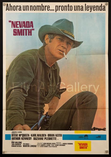 Nevada Smith Vintage Steve Mcqueen Movie Poster