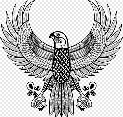 Ancient Egypt Symbol Eye Of Horus Ankh Decorative Bird Tattoo Tattoo