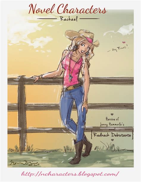 Novel Characters Rachael From Redneck Debutante And Cowgirl Down By Jenny Hammerle
