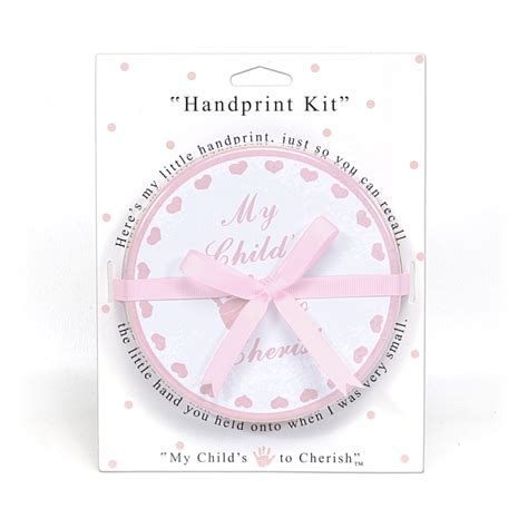 Child To Cherish Baby Handprint Pack In Pink By Child To Cherish