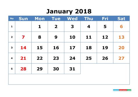Calendar With Week Numbers Month Calendar Printable