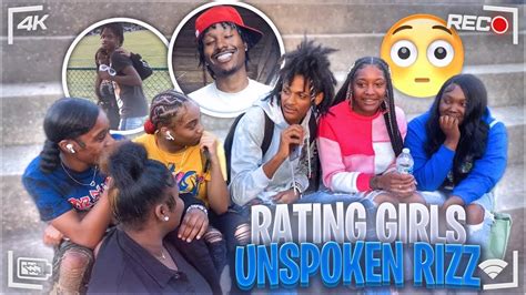 rating girls unspoken rizz youtube