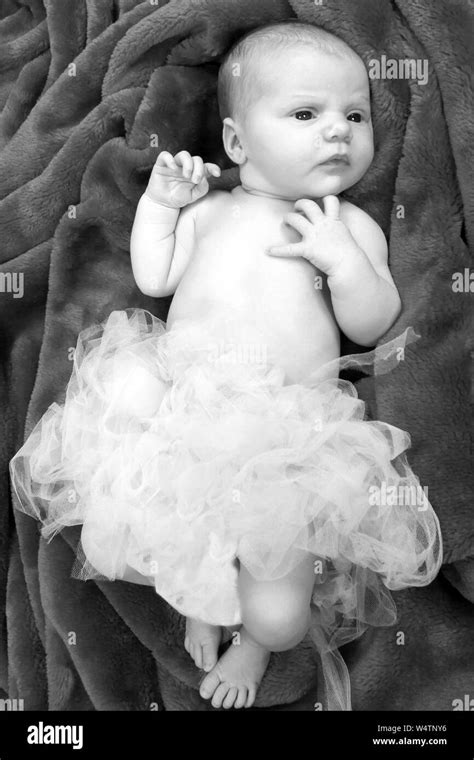 1 Week Old Baby Girl Stock Photo Alamy