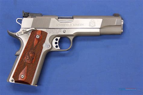 Springfield Armory 1911 Loaded Stainless 45 Ac For Sale