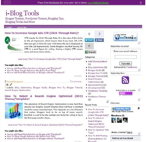 Simple Search Engine Optimized Seo Blogger Theme