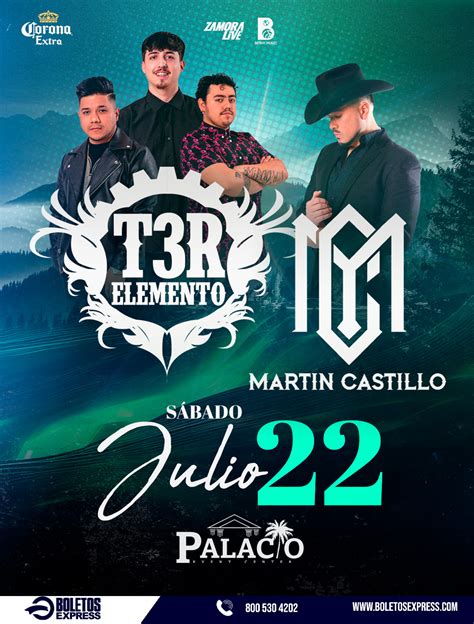 T3r Elemento Martin Castillo Tickets Boletosexpress