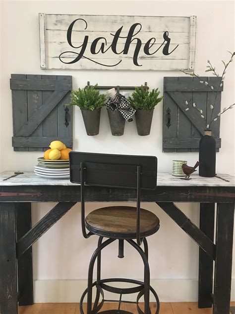 Maybe you would like to learn more about one of these? WoodstockRustic | Dining wall decor, Rustic farmhouse ...