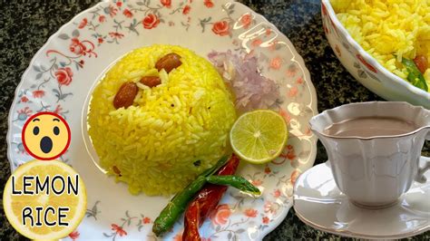 Easy Lemon Rice Recipe Chitranna Recipe Nimmakaya Pulihora Youtube