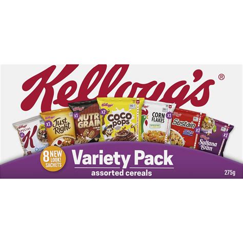 Kelloggs Variety Assorted Breakfast Cereals Dinkum
