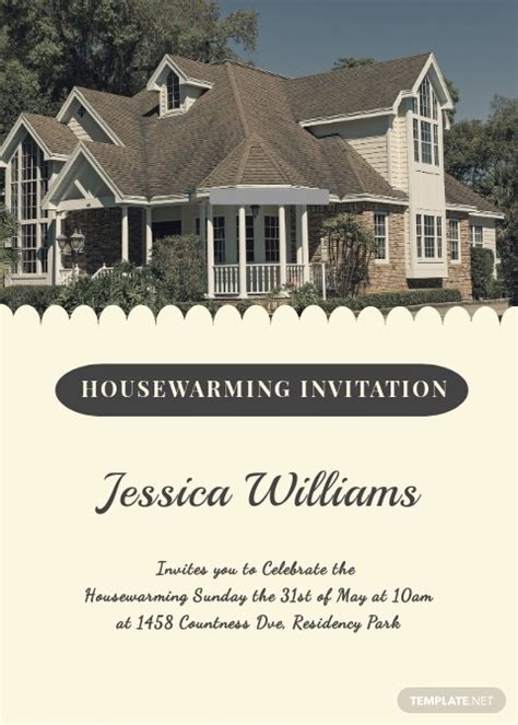 8 Free Housewarming Invitation Templates Customize And Download