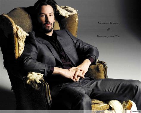 Download Keanu Reeves On Black Suit Wallpaper