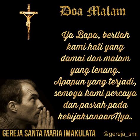 Gambar Doa Malam Katolik