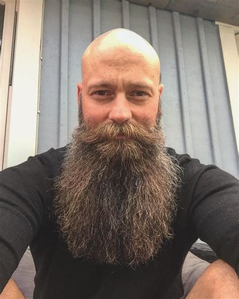 Pin By Mike Baer On Beard Men Bald With Beard Beard No Mustache Beard Life