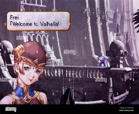 Valkyrie Profile Sony Playstation 1 Ps1 Psx Editorial Use Only