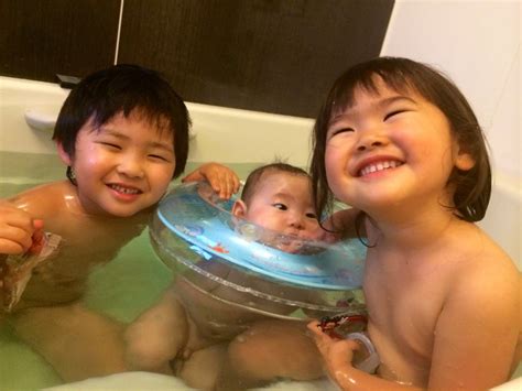 子供達の入浴♪ 3人子持ちママの＊natural Life ＊ 〜思いを形に〜