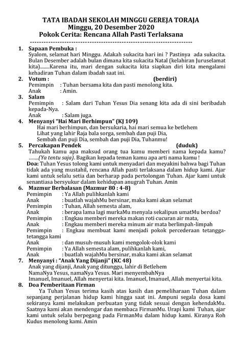 Melalui perayaan natal, anak sekolah minggu gkii bangkit dan mengalami pemulihan dari masalah kehidupan akibat wabah virus corona. Tema Natal Sekolah Minggu 2020 / Tema Dan Subtema Natal ...