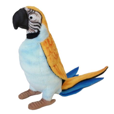 Parrot 16cm Plush Soft Toy By Hansa Dragon Toys Teddy Bears And Soft Toys