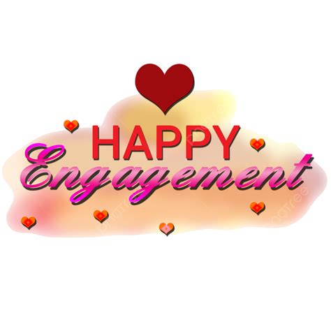 Happy Engagement Png Picture Happy Engagement Lettering With Love
