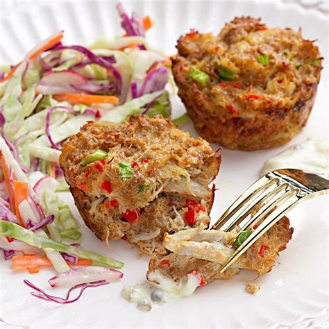 Serve with creamy or tangy coleslaw, crisp green beans, steamed or roasted fingerling potatoes and corn for a festive whole foods co•op. Muffin-Tin Crab Cakes Recipe - EatingWell