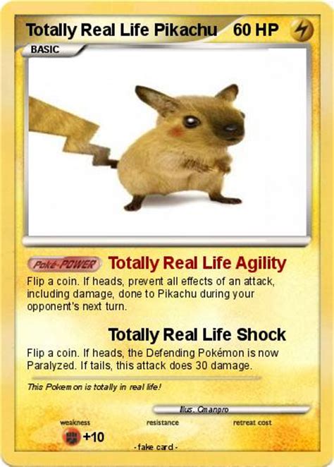 Pokémon Totally Real Life Pikachu Totally Real Life