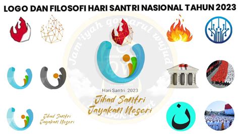 Filosofi Logo Hari Santri 2023 Jihad Santri Jayakan Negeri YouTube