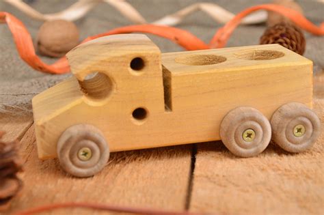 Este juguete está diseñado para niños mayores de 3. Coche de madera camión juguete hecho a mano ecológico original para niños 1520025424 - BUY ...