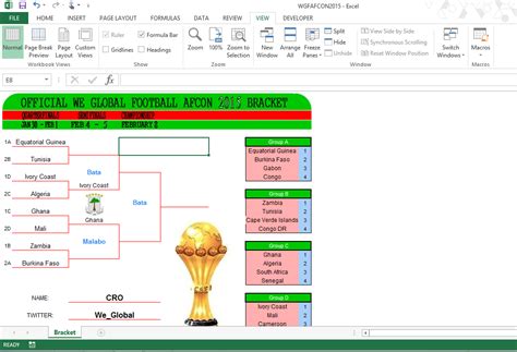 The event, the delayed 60th anniversary of the european championship, kicks off in rome euro 2020 schedule in 2021. The WGF AFCON 2015 Bracket Challenge - We Global Football