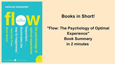 Flow The Psychology Of Optimal Experience Book Summary In 2 Minutes