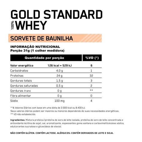 100% Whey Gold Standard (2.270g) Optimum Nutrition | Herbz