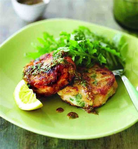Hot Smoked Salmon Cakes With Dill Mustard Dressing Salmon Cakes Smoked Food Recipes Smoked