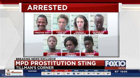 Mobile Police Conducts Prostitution Sting Netting 14 Arrests YouTube