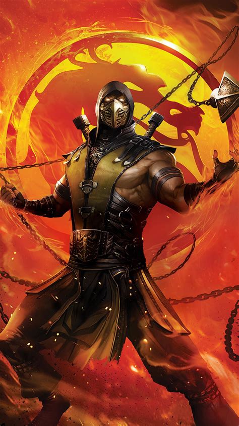 Mortal Kombat Legends Scorpion S Revenge Phone Wallpaper