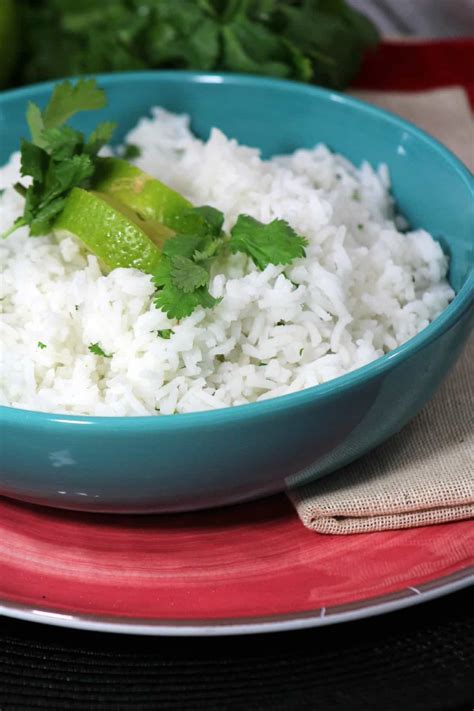 Basmati rice is the best option. One Pot Cilantro Lime Rice Recipe | Teaspoon of Goodness