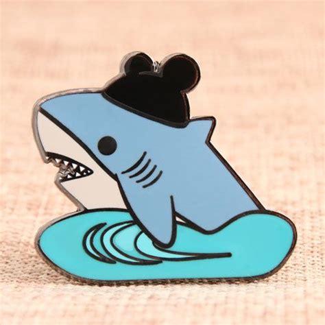 Custom Lovely Shark Pins Hard Enamel Pins 40 Off