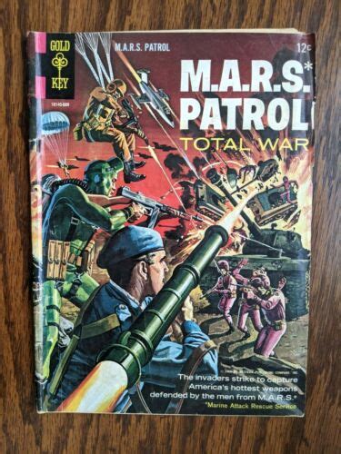 💎 Mars Patrol Total War 3 Gold Key 1966 Silver Age Sci Fi Comic 💎 Ebay