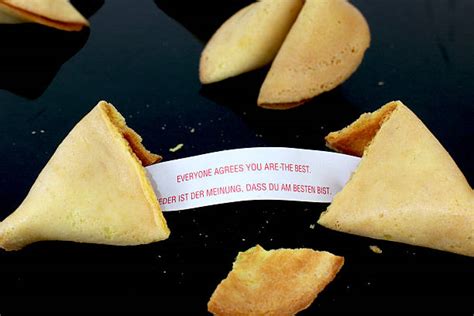 Open Fortune Cookie Stock Photos Pictures And Royalty Free Images Istock
