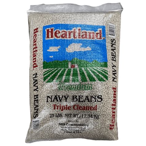 Meh 25lb Bag Of Heartland Dried Navy Beans